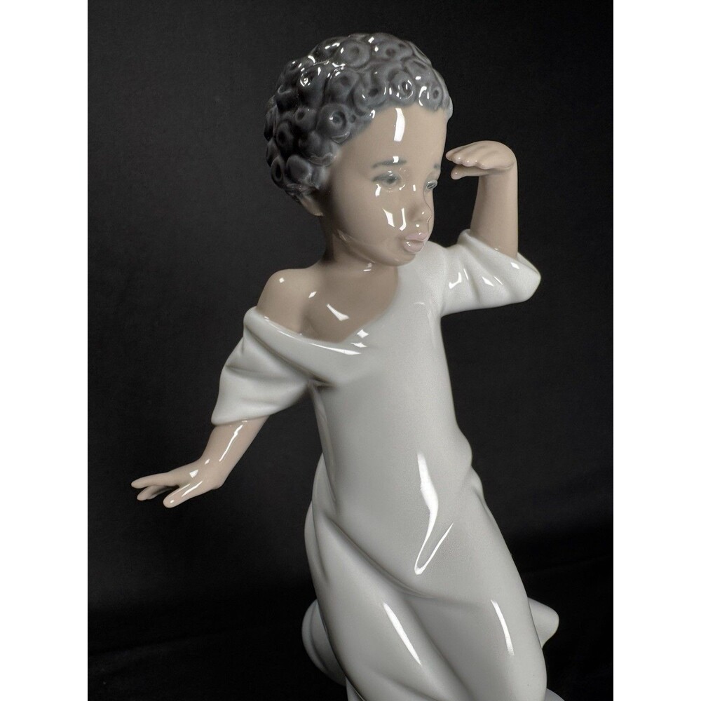 Lladro 6492 Black Legacy Your Special Angel Watching From Heaven Vintage 1997 - Picture 6 of 7